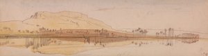 ナイル川の眺め 作： Edward Lear